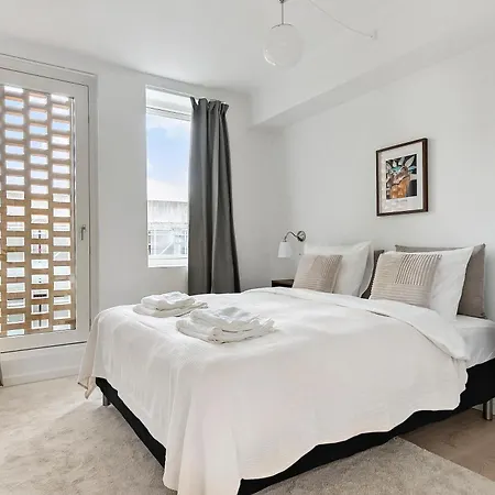Penthouse In Center W Private Rooftop Terrace * Århus