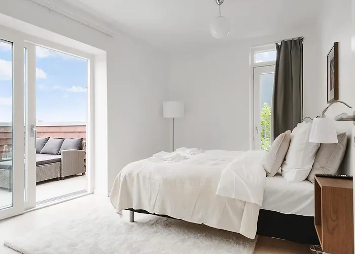 Grand Penthouse With Private Rooftop Terrace * Århus
